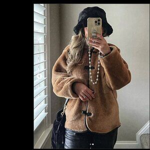 H&M Fluffy Jacket Size S NWT